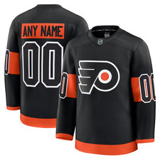 Men's Philly Retro Flyers Black Custom Name Number NHL Hockey Jersey Stitched