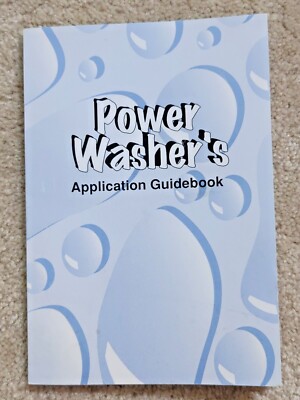 Power Washer's Application Guidebook, by Ken. E. Pachmayr (1994 paperback)