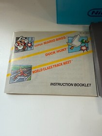 NES Mario, Duck Hunt, Track Meet Nintendo  with Case & Manual