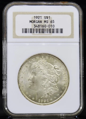 1921 Morgan Dollar NGC MS65