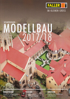 Faller Modellbau Katalog 2017/2018 (513 Seiten) mit Preisliste