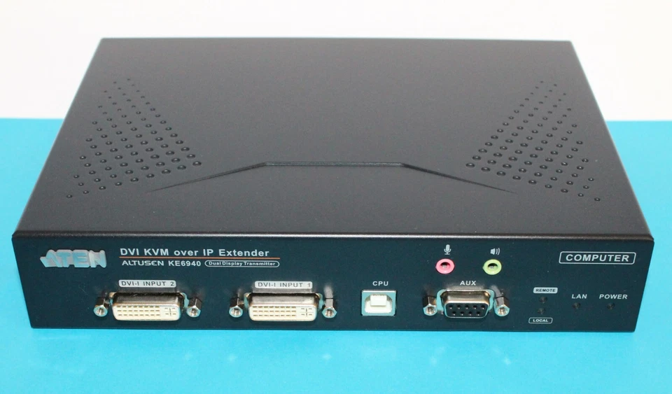ATEN  KE6900T  DVI & USB Single Display KVM Over IP Extender  (Transmitter Only) - Image 2 of 4