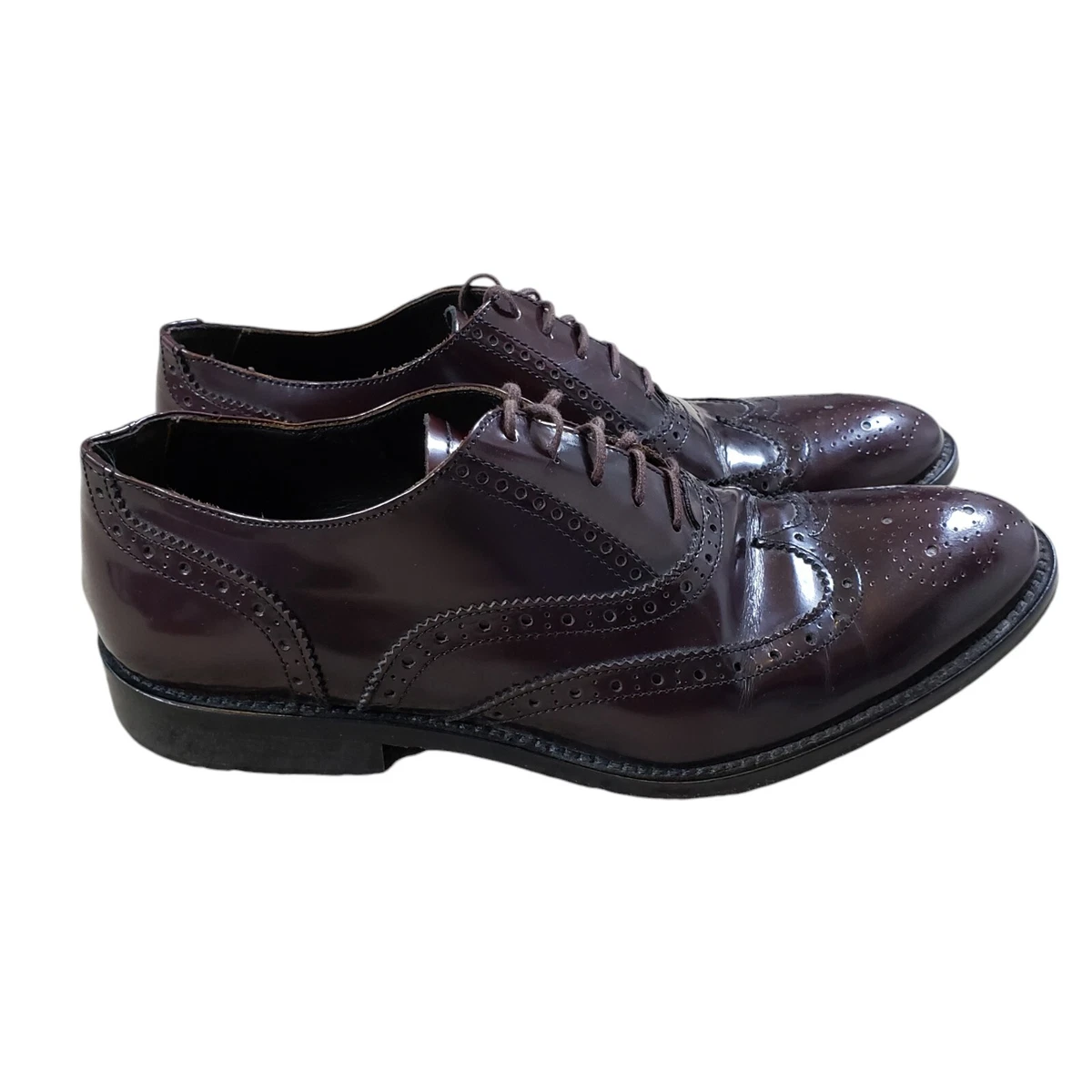 To Boot New York Wingtip Oxfords Mens 8 Brown Leather Made in Italy 312736 To Boot New York Men main image 2