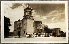 San Jose Mission San Antonio Texas DOPS RPPC Postcard 1971