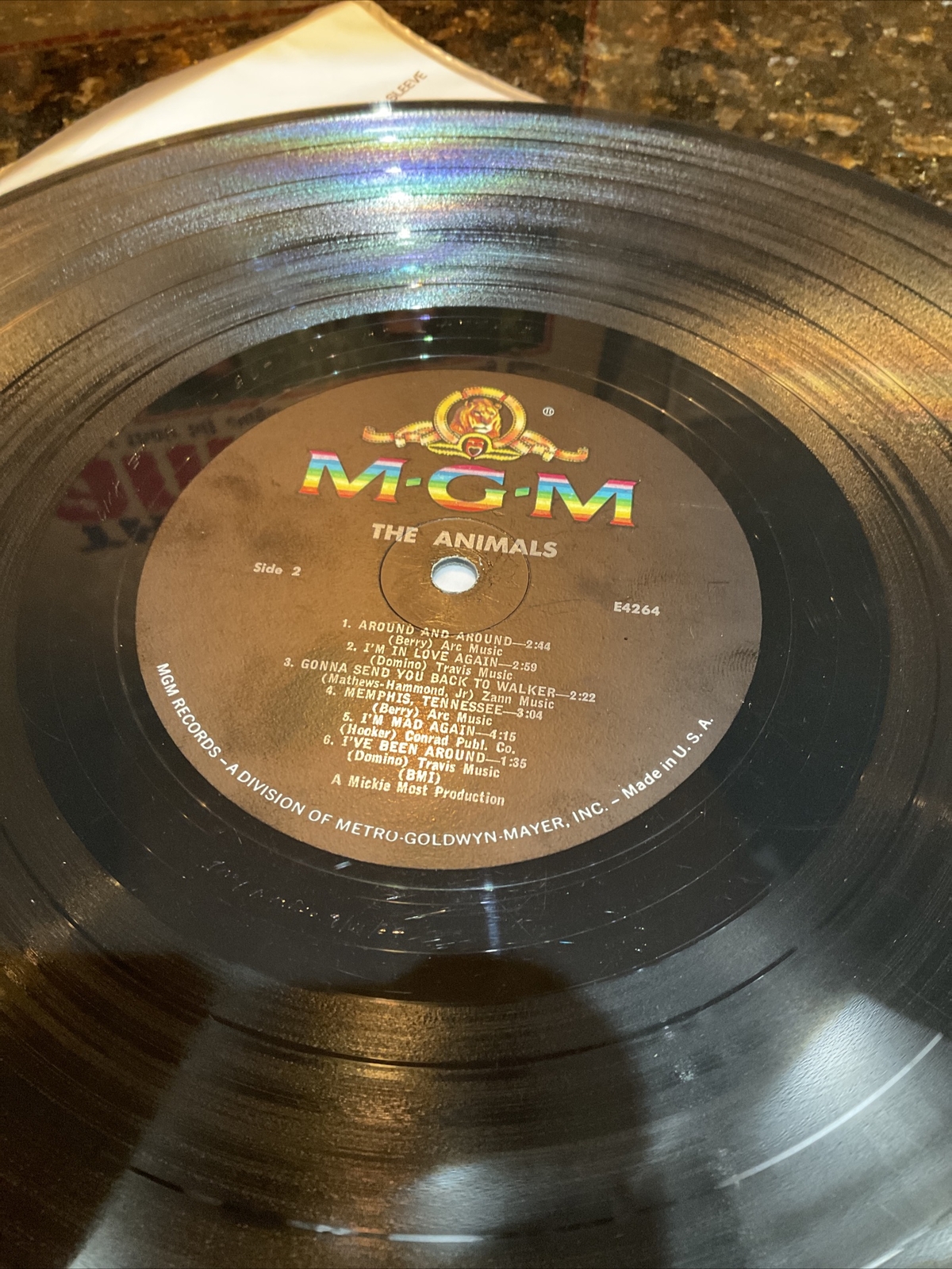 THE ANIMALS DEBUT ALBUM MGM E 4264 Mono ORIGINAL From 1964 RARE VInyl eBay