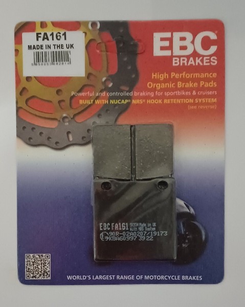 EBC Organische BremsbeläGe Hinten FüR Kawasaki ZXR750 1989-1995 NAO FA161-image