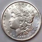 10-PHILADEL COINS AU UNCIR  MORGAN SILVER DOLLAR 90% SILVER $1 US -NICE!  Lot H