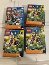 LEGO CITY: Selfie Stunt Bike (60309) x3 And 60311 Fire Stunt Bike