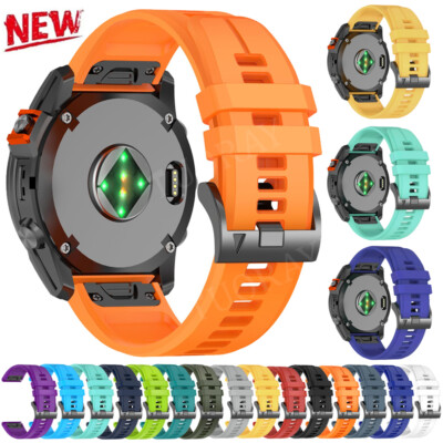 Silicone Watch Band Strap Bracelet for Garmin fenix 8 E 7X 7 6 6X Pro 5 5X Plus
