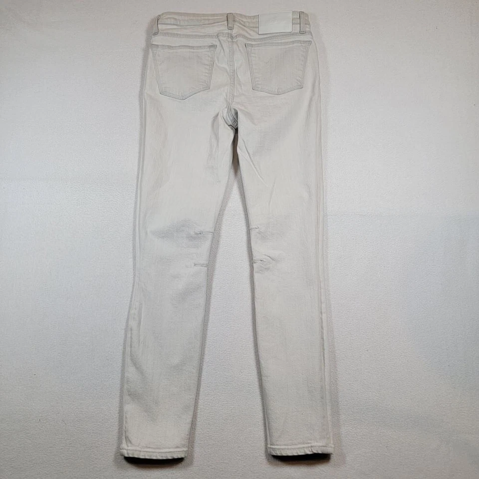 Jeans feminino Helmut Lang tamanho 29 branco jeans fino reto LEIA A DESCRIÇÃO - Imagem 2 de 4