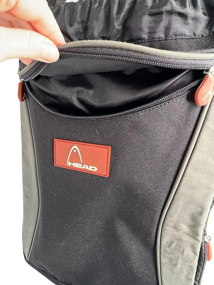 Bolso de Caminata de Día con Cordón para la Cabeza Bolso de Gimnasio Bolso de Cuerda Mochila de Hombro Cincha Foto 2 de 4