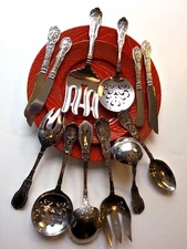 Sterling Gorham MYTHOLOGIQUE 186 piece complete set (11 pcs per place setting)