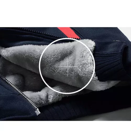Supernatural Casual Hoodie Winter Fleece Coat Warm Jacket Full-Zip Sweatshirt - Bild 10 von 24