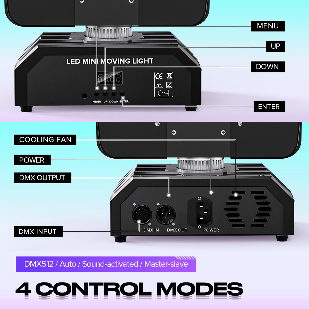 150W 12 LED RGBW Strahl Lichteffekt Moving Head DMX Bühnenlicht