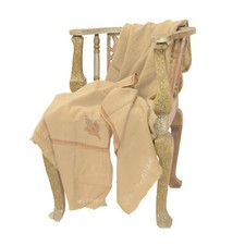 Sanskriti Vintage Brown 100 Pure Woollen Shawl Handmade Suzani Long Stole Scarf