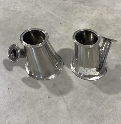Tri-Clamp Concentric Tube Reducers w/ Tri-Clover Attachment 12939M3 / 12939L3