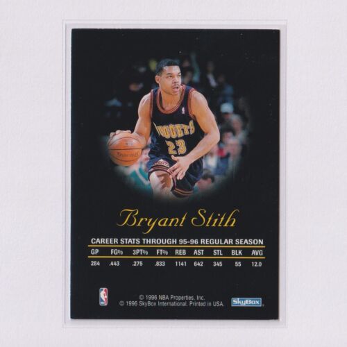 1996-97 SkyBox Premium Autographics AUTO Bryant Stith - Picture 2 of 7