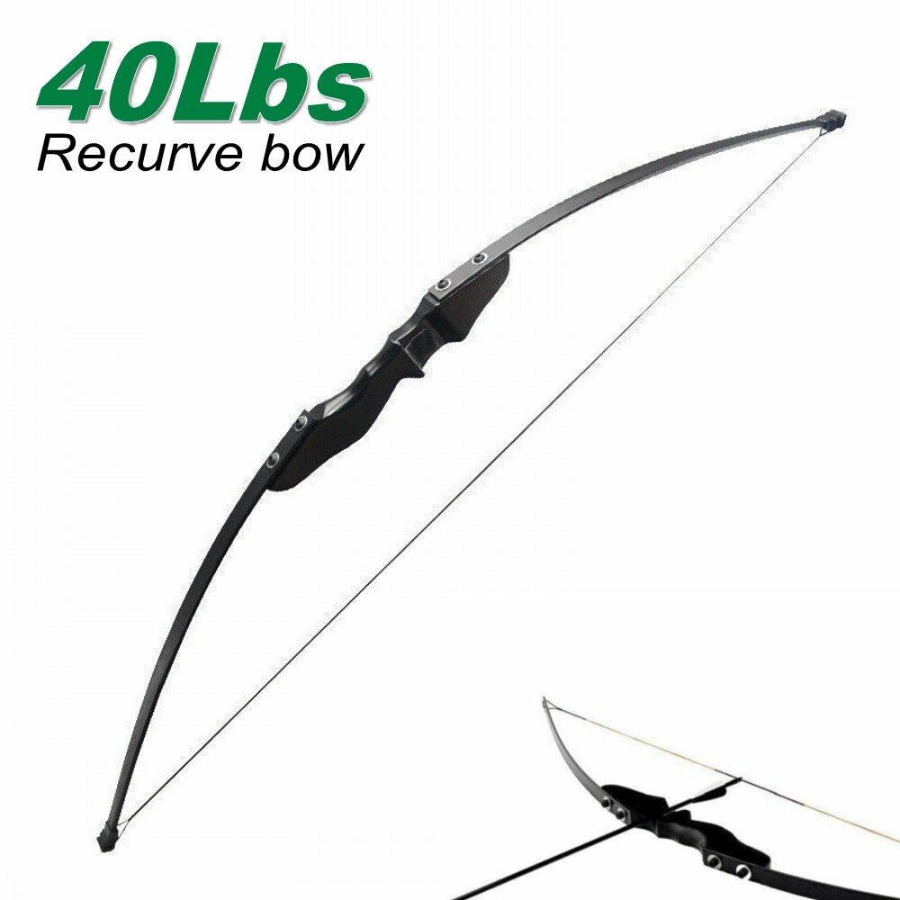 40lbs Recurve Bow Hunting Take Down Bow Archery Beginner Bow Left/Right Hand US