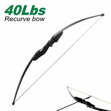 40lbs Recurve Bow Hunting Take Down Bow Archery Beginner Bow Left/Right Hand US