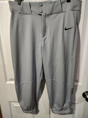 Nike Vapor Select Baseball Pants Grey Knee Length BQ6432-052