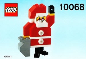 Vintage-Lego-Santa-Claus-Set-10068-Retired-Holiday-Polybag