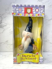Darwin Wizard Marionette Puppet 1990's BOZART Daniel Oates  in NEW  Box