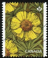 Canada sc#2980 Yellow Daisies, Unit from Booklet, Used