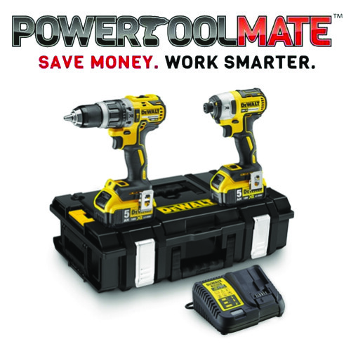 Dewalt DCK266P2 18V 2x5.0Ah 리튬 이온 브러시리스 콤비 드릴 임팩트 드라이버 트윈 키트 2