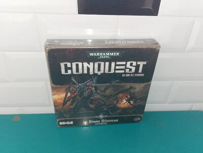 Jeu de société VF Neuf warhammer 40K cartes conquest extension le grand dévoreur - Photo 1/2