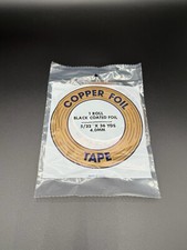 5/32" EDCO Black Back 1.0 mil Foil Tape