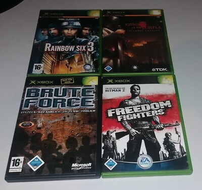** Sammlung / 4 Stück - Brute Force, Freedom Fighters, usw. (Xbox) ''Gut'' **