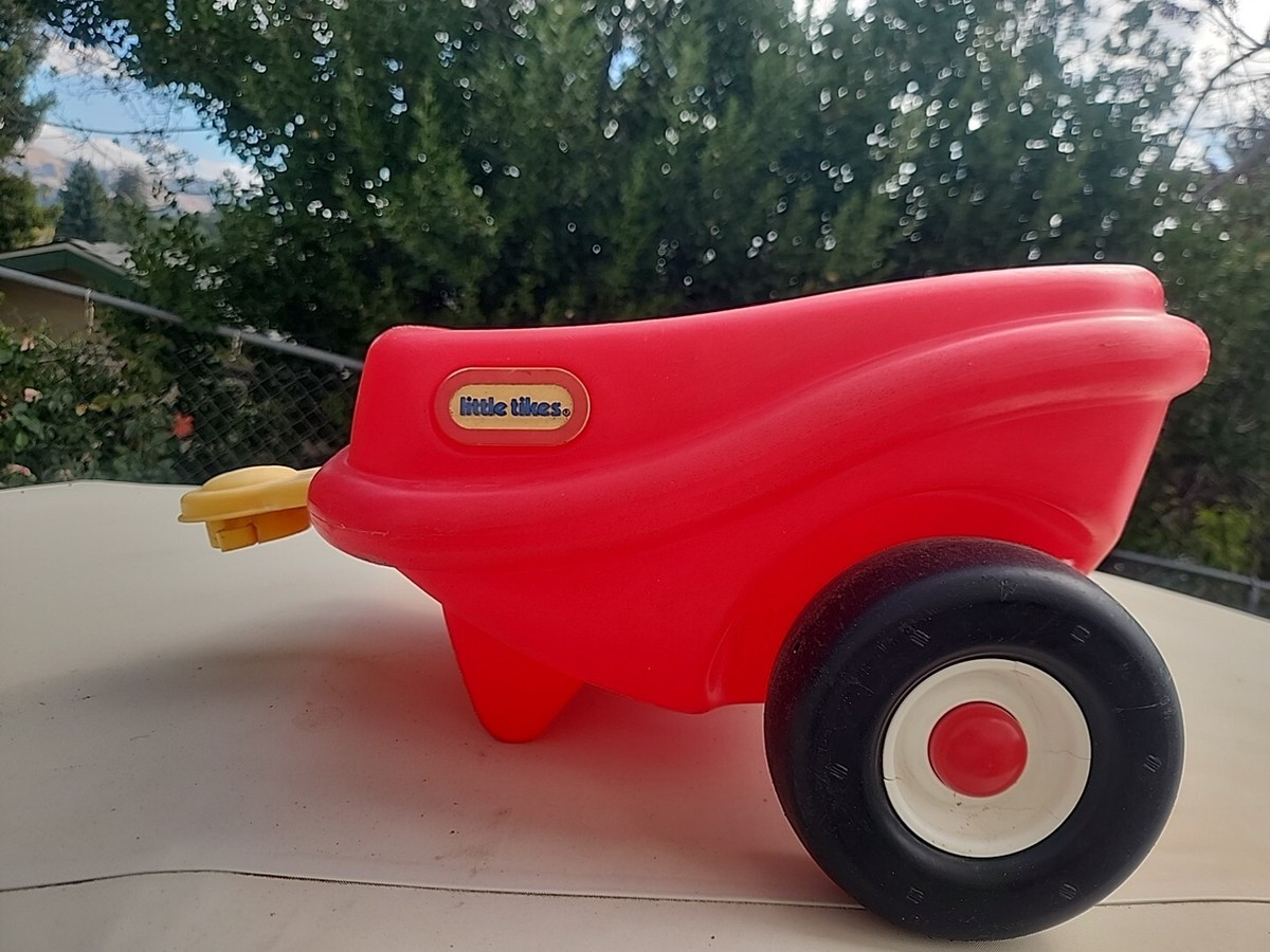 LIttle Tikes Cozy Coupe Red Trailer Extremely Rare