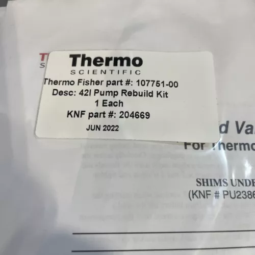 New Thermo Scientific 107751-00 Pump Membrane Free Shipping - Picture 2 of 2