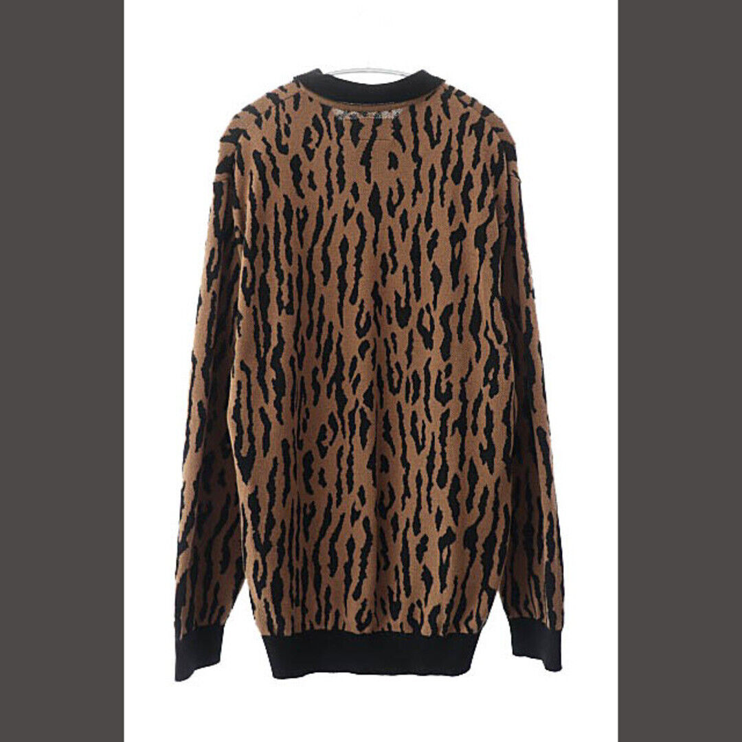 Wakoma Maria WACKO 22AW LEOPARD KNIT POLO SHIRT 22FW-WMK Wakoma Maria WACKO 22AW LEOPARD KNIT POLO SHIRT 22FW-WMK