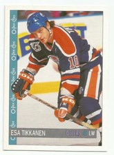 ESA TIKKANEN 1992-93 O-PEE-CHEE CARD NM-MT+ CONDITION EDMONTON OILERS