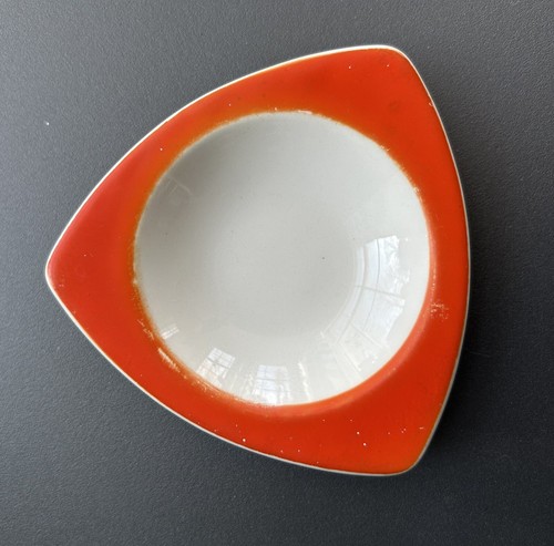Salem Tricorne Orange Streamline Vintage 1930s Mandarin Set Of 6 (set A) READ - Picture 13 of 23