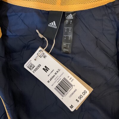 Adidas WND Primeblue Full Zip Multi Sport Windbreaker Jacket Sz M Legend Ink  $90 | eBay