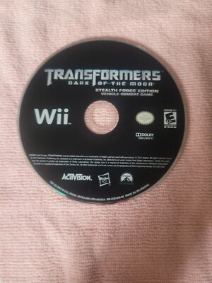Transformers Dark Of The Moon (Disc Only) Nintendo Wii, Wii Tested