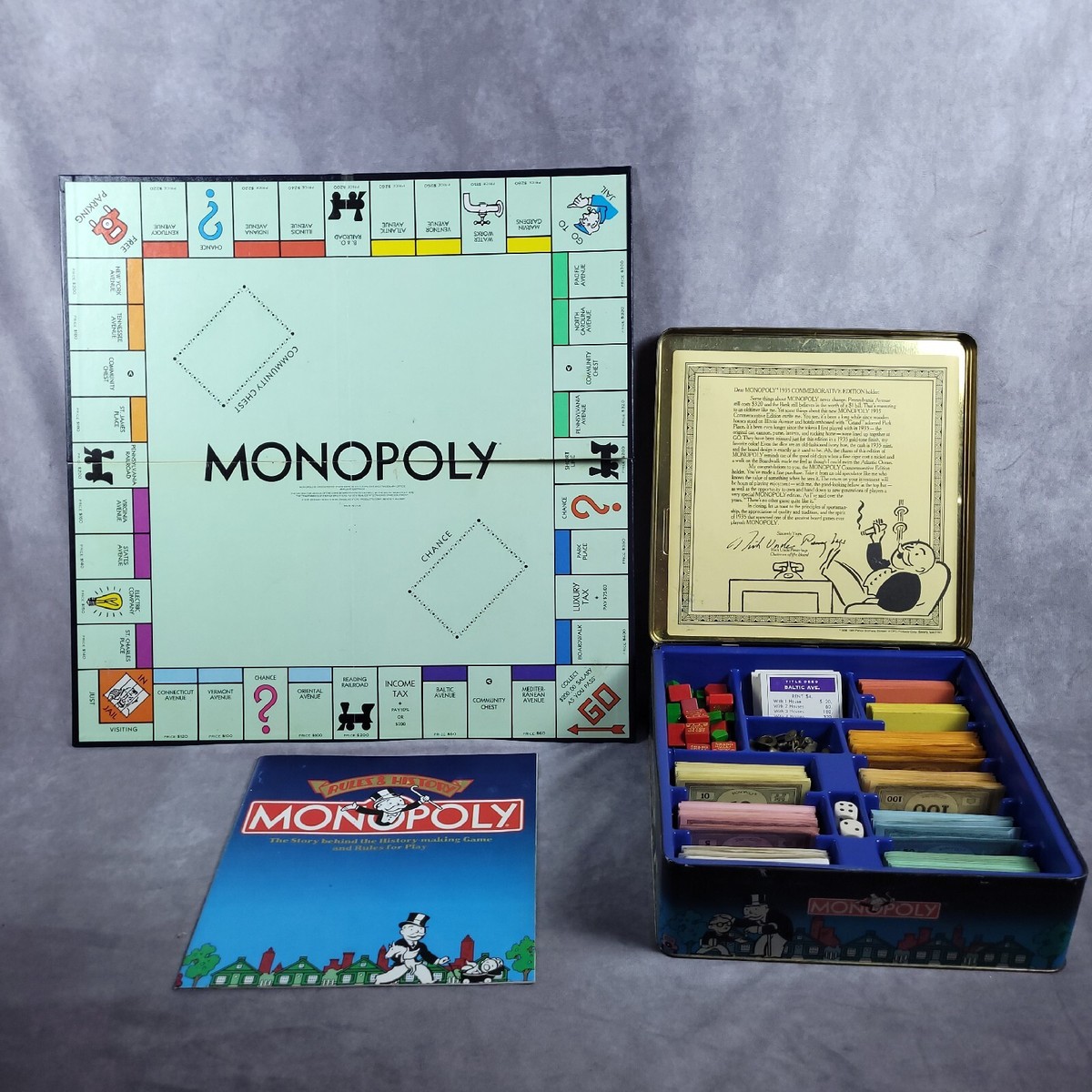 Parker Brothers Monopoly 1935 Commemorative Edition Complete Game