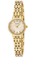 Accurist Women's Quartz Watch With Analogue Display And Gold Plated Bracelet Accurist Women's Quartz Watch With Analogue Display And Gold Plated Bracelet