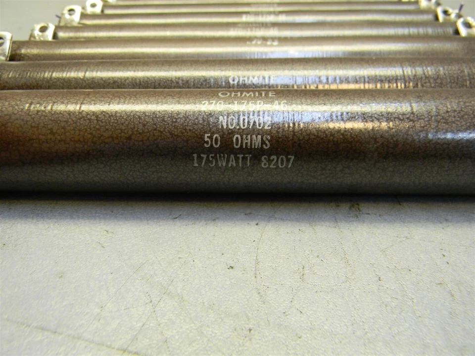 Resistencia Ohmite L175J50RE 270-175P-16 50 ohmios serie L175 175 vatios lote de 14 Foto 4 de 4