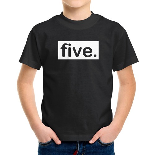 Toddler Kids Youth T-shirt 5th Birthday Shirt 5 Year Old boy Birthday Five Fifth - Picture 5 of 18