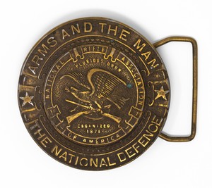 nra belt buckle