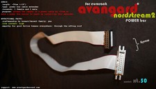 XT50 Eurorack Power Extender   19" 16pin Male to Female Ribbon Cable  Avangard