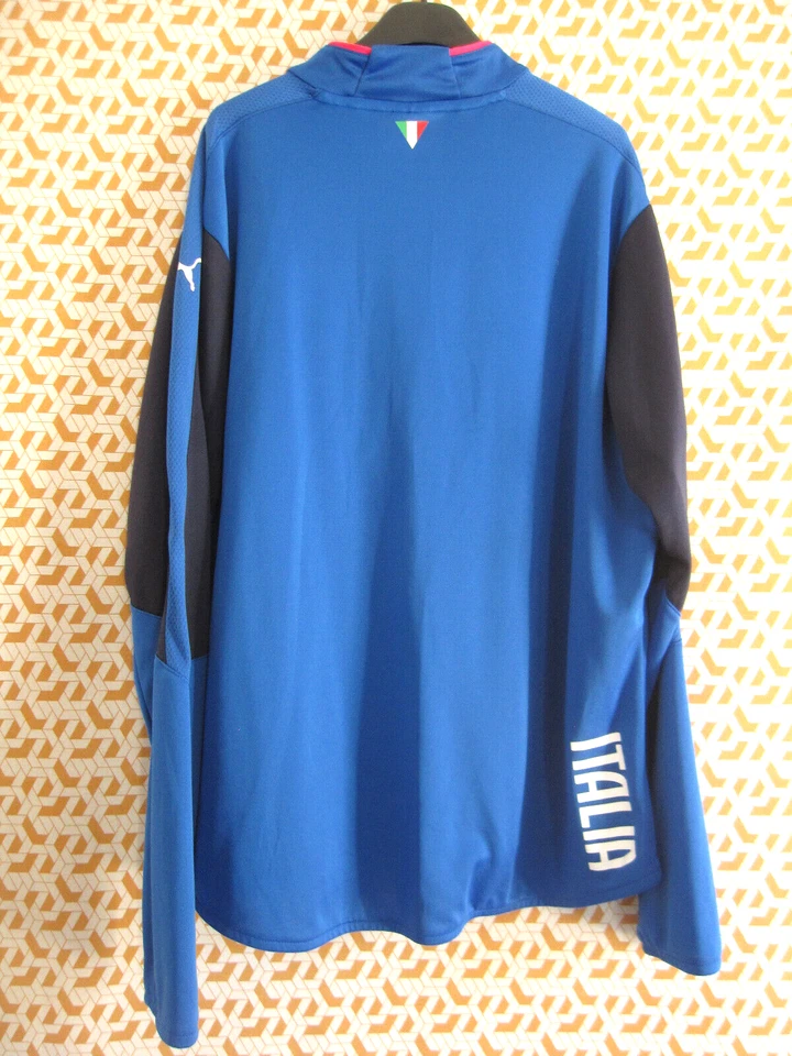 Sweat Italie Manche longue Squadra Azzura Puma Bleu jersey Homme - XL - Photo 2/4