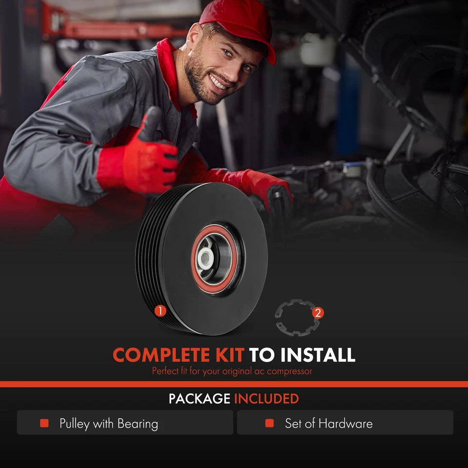 Kit embrague compresor aire acondicionado BMW 535i 2008-2010 535i xDrive 2009-2010 535i GT Foto 2 de 4