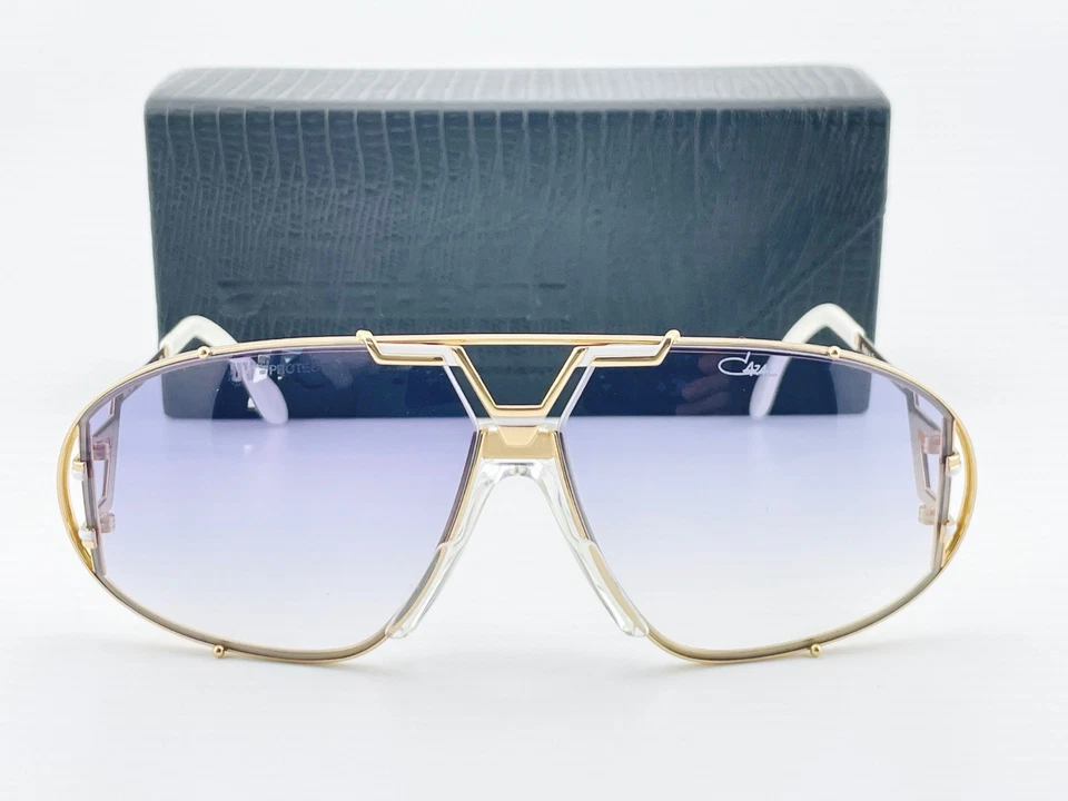 vintage CAZAL 907 col 332 white gold sunglasses W.Germany 906 rare Beyonce Jay Z - Bild 4 von 4