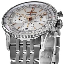 New Breitling Navitimer B01 Chronograph 41 Automatic Men's Watch AB0139211G1A1 2