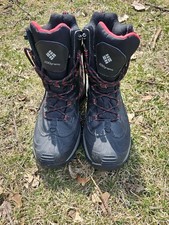 Columbia Bugaboot III Insulated Waterproof Winter Boots Mens Sz 8 Black Used