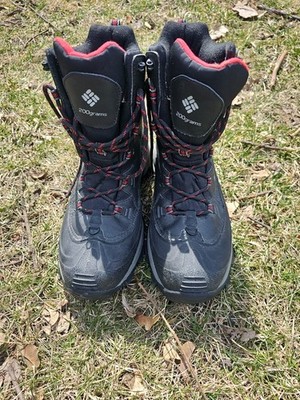 Columbia Bugaboot III Insulated Waterproof Winter Boots Mens Sz 8 Black Used